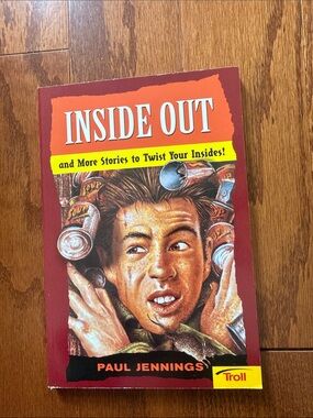 Vintage 1990 Inside Out Paul Jennings Troll Special Edition Paperback